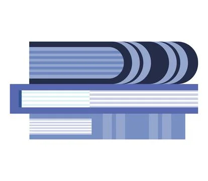 Pile text books Stock Illustration