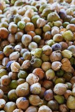 Pile of tomatillos Stock Photos
