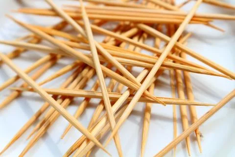 Pile of toothpick Stock Photos