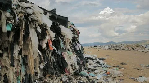 Pile of Trash Stock Footage 12163554