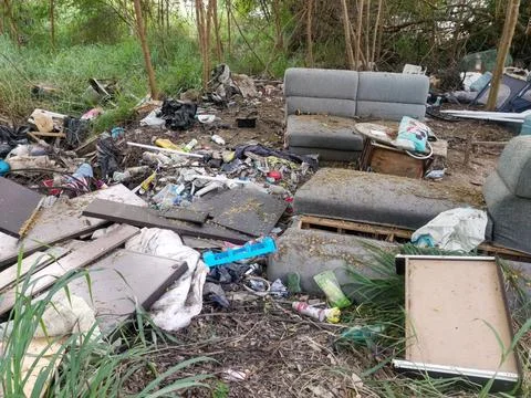 Pile of trash Stock Photos