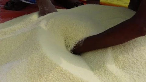 Pile of Urea Fertilizer Stock Footage 340753470