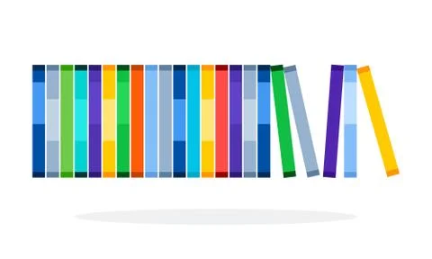 Pile of video games vector flat isolated Stock-Illustration