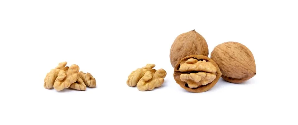 Pile of walnuts Фото