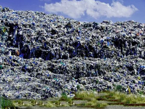 Pile of waste - garbage Stockfoto's