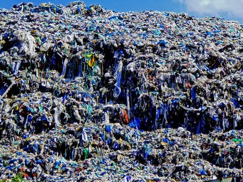 Pile of waste - garbage Stockfoto's