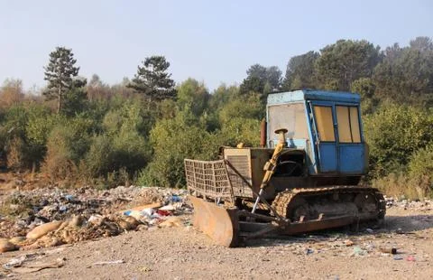 A pile of waste 스톡 사진