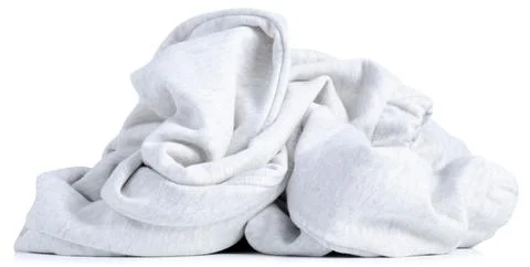 Pile of white gray clothes Stock Photos