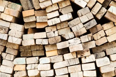 Pile of wood. Stock Photos