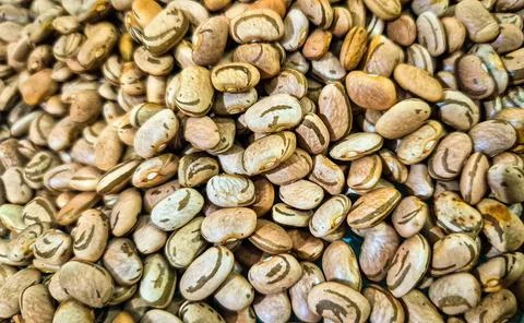 Piled carioca beans Stock Photos