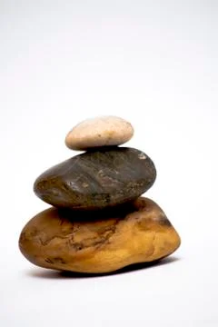 Piled Stones Foto stock