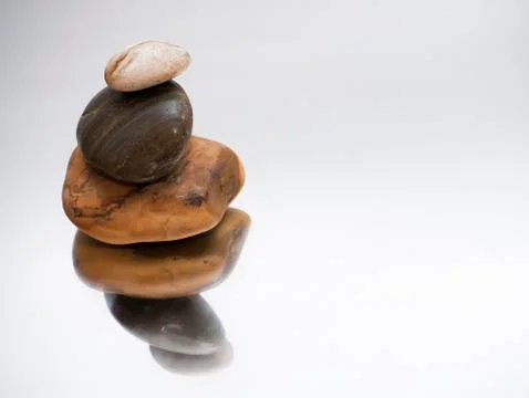 Piled Stones Foto stock