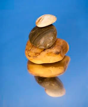 Piled Stones Stock Photos