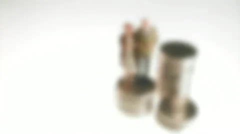 Piles of coins Video stock 11286196