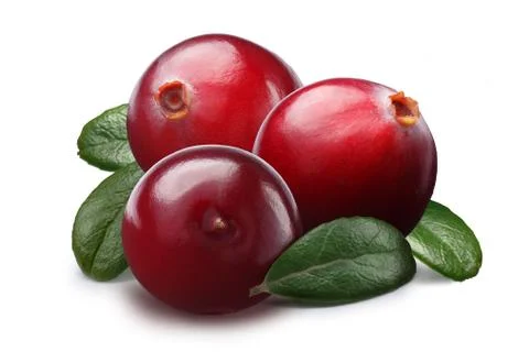 Piles of cranberries, paths Foto stock