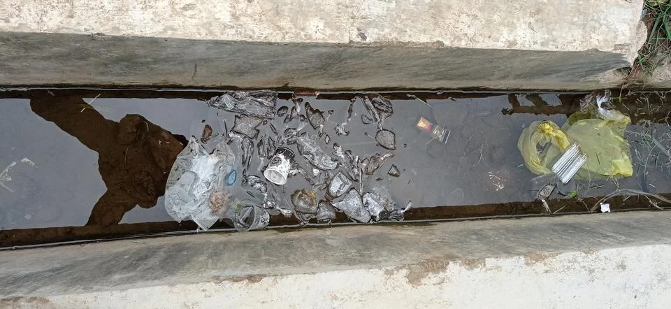 Piles of garbage Stock Photos