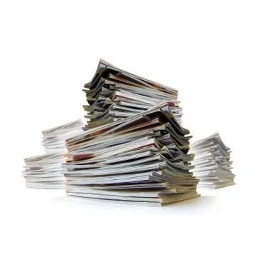 Piles of Magazines Stock Photos