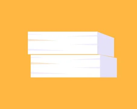 Piles of Papers or Documents Vector Illustration Stock Illustration