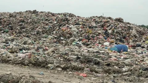 Piles of rubbish Stock Footage 251888704