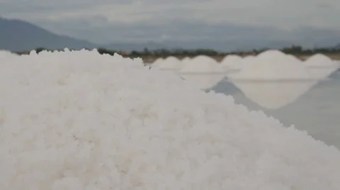 Piles of Salt to Out of Focus Stock Footage 42398187