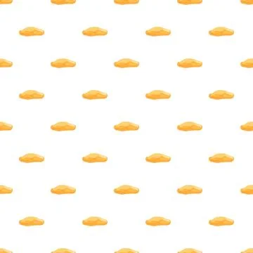 Piles of yellow sand seamless pattern Stock Illustration