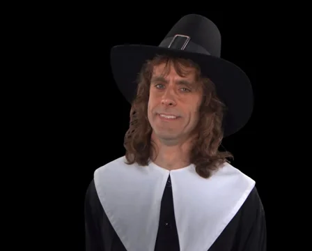 Pilgrim Man Stock Footage 5163533