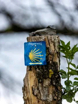 Pilgrimage route Stock Photos