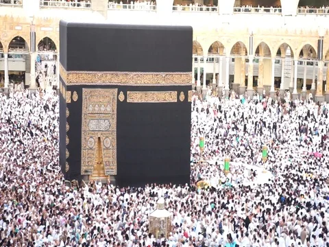 Pilgrims hajj Video stock 110086149