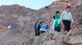 Pilgrims. Moses Mountain. Sinai Peninsula. Egypt HD Footage