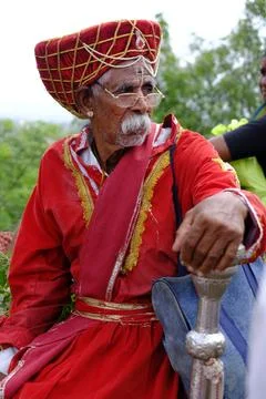 Pilgrims or warkari procession during Pandarpur Wari Foto stock