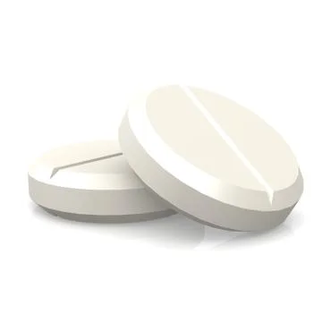 Pill 2 tablet Illustrazione stock