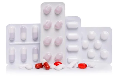Pill and Tablet selection Stock Photos