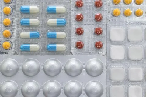 Pill blister Stock Photos