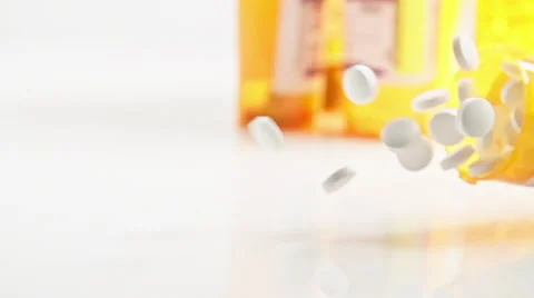 Pill Bottle Falling Down Vidéo 56783123