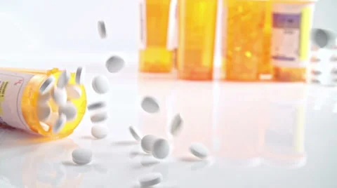 Pill Bottle Falling Down Vidéo 56905922