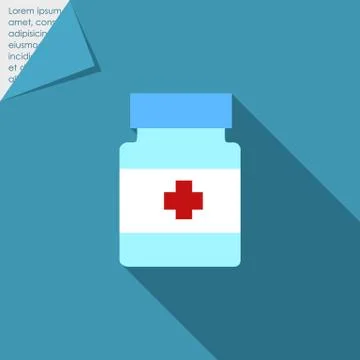 Pill bottle 스톡 일러스트