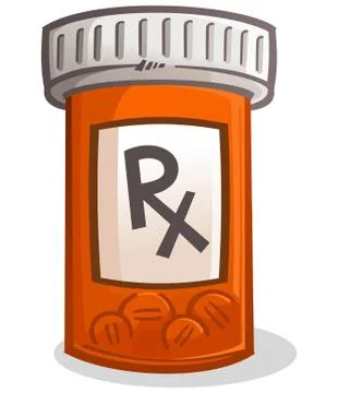 Pill Bottle Illustration Stock Illustration