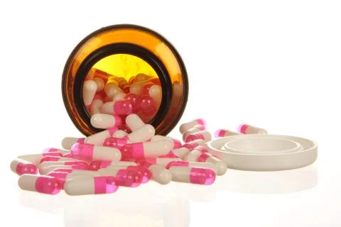 Pill bottle Stock-Fotos