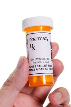 Pill Bottle Stock-Fotos