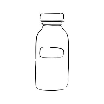 Pill bottle vector illustration. Stock Illustration