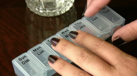 Pill box Stock Footage 32348515