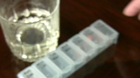 Pill box Stock Footage 32348527