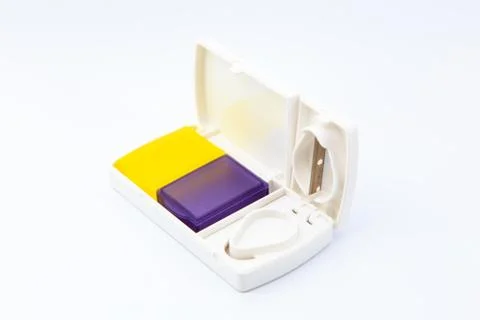 Pill box Stock-Fotos