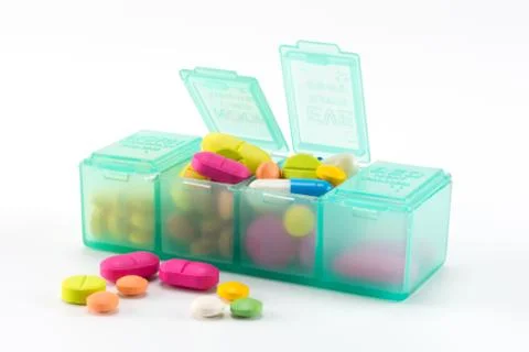 Pill box 스톡 사진