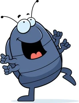 Pill Bug Dancing 스톡 일러스트