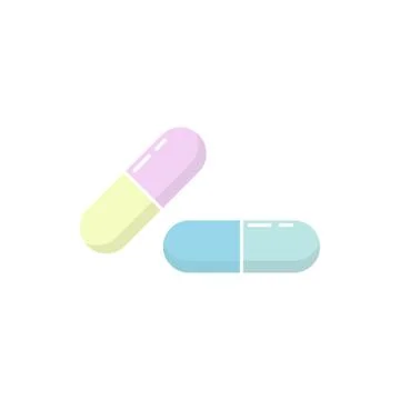 Pill capsule icon vector illustration Stock Illustration