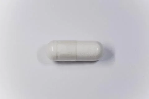 Pill close up. Capsule medication. 스톡 사진