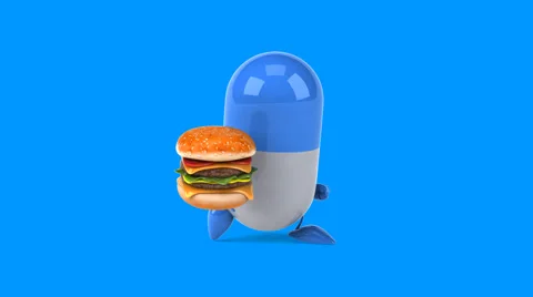 Pill - Computer animation, blue backgrou... | Stock Video | Pond5