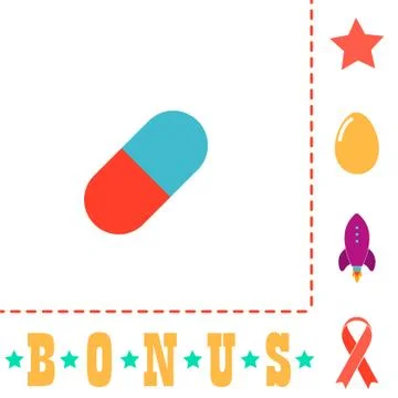 Pill computer symbol Stock-Illustration