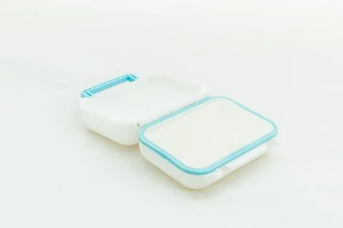 Pill Container / Pill Container Isolated on White Stock Photos